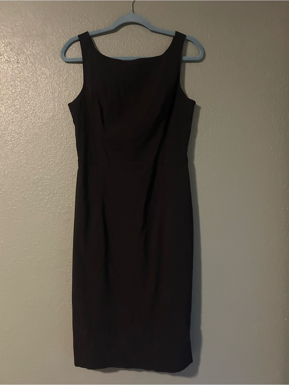 Vintage express black rayon, nylon & spandex dress in a size 11/12